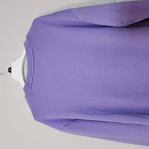 Adidas Originals Graphic Crewneck Unisex Lilac Sweatshirt L - Picture 5 of 8